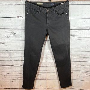 AG Adriano Goldschmied The Stevie Ankle Gray Pants